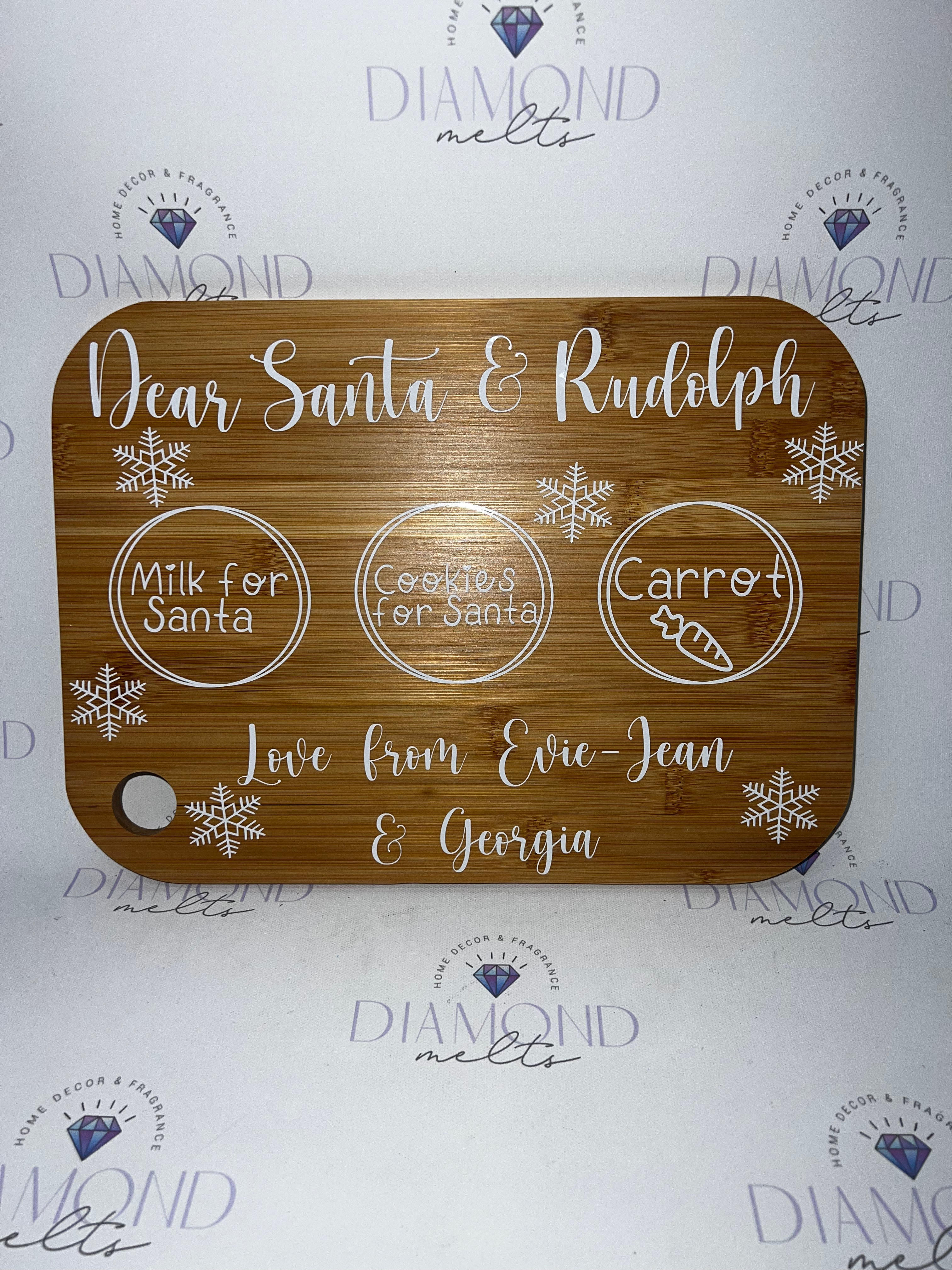 Personalised Christmas board