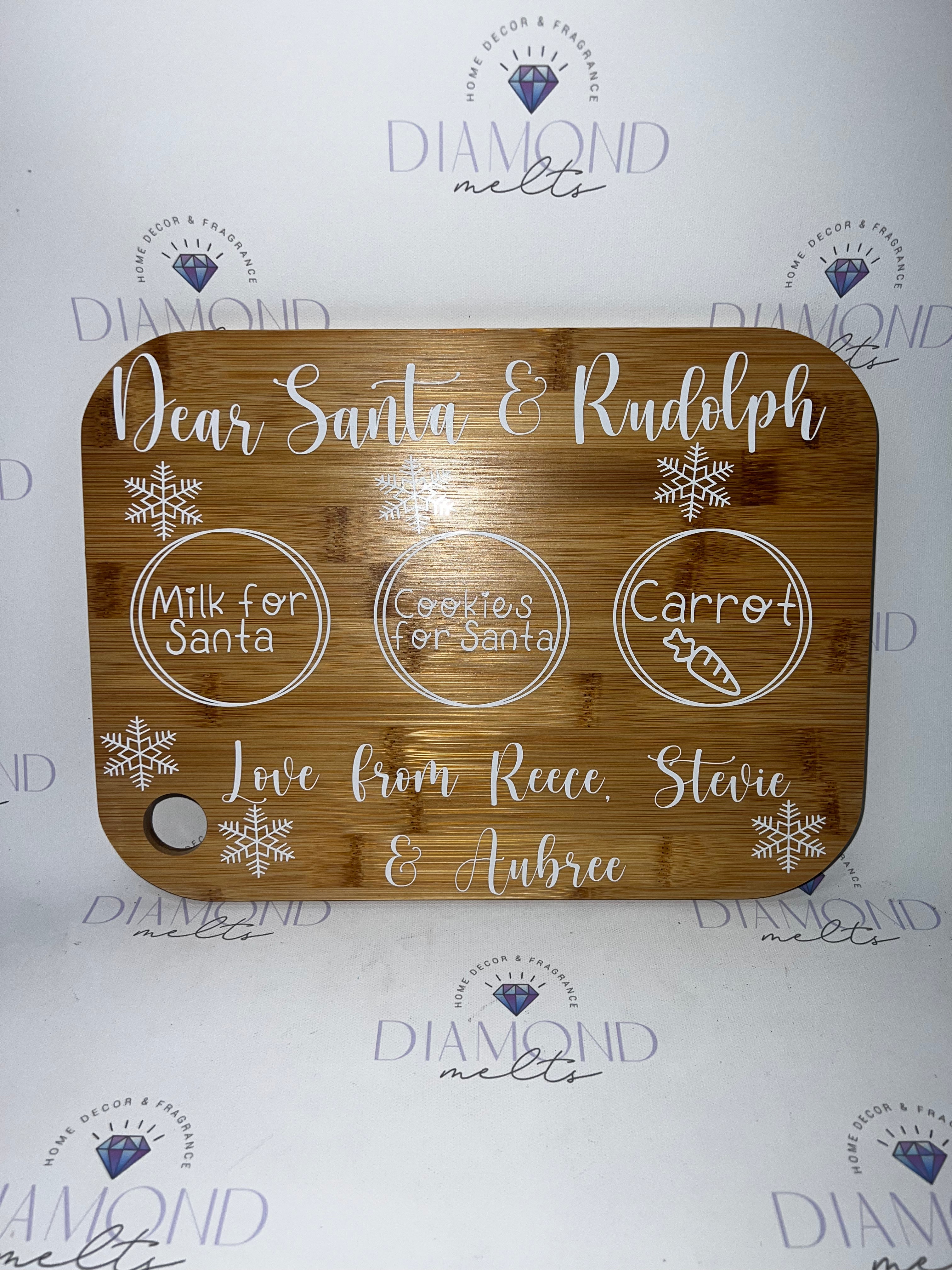 Personalised Christmas board