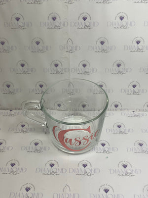 Personalised Glass Mug