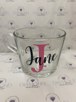 Personalised Glass Mug