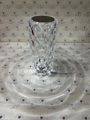 White ice diamond touch lamp - two designs