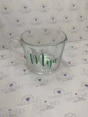 Personalised Glass Mug